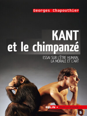 cover image of Kant et le chimpanzé